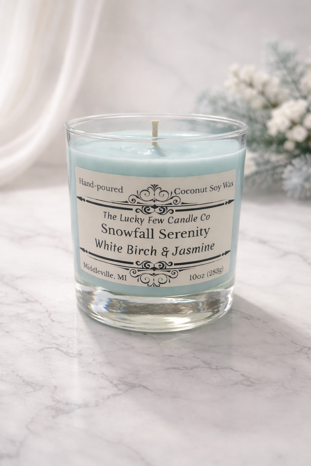 SNOWFALL SERENITY ~ White Birch & Jasmine